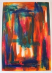 B37.Tordenvejr. 70x100 cm. 5500 Kr.